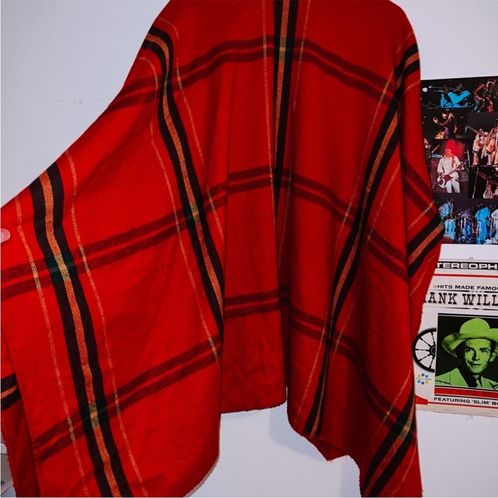 Plaid Flannel Shawl - Picture 11 of 15